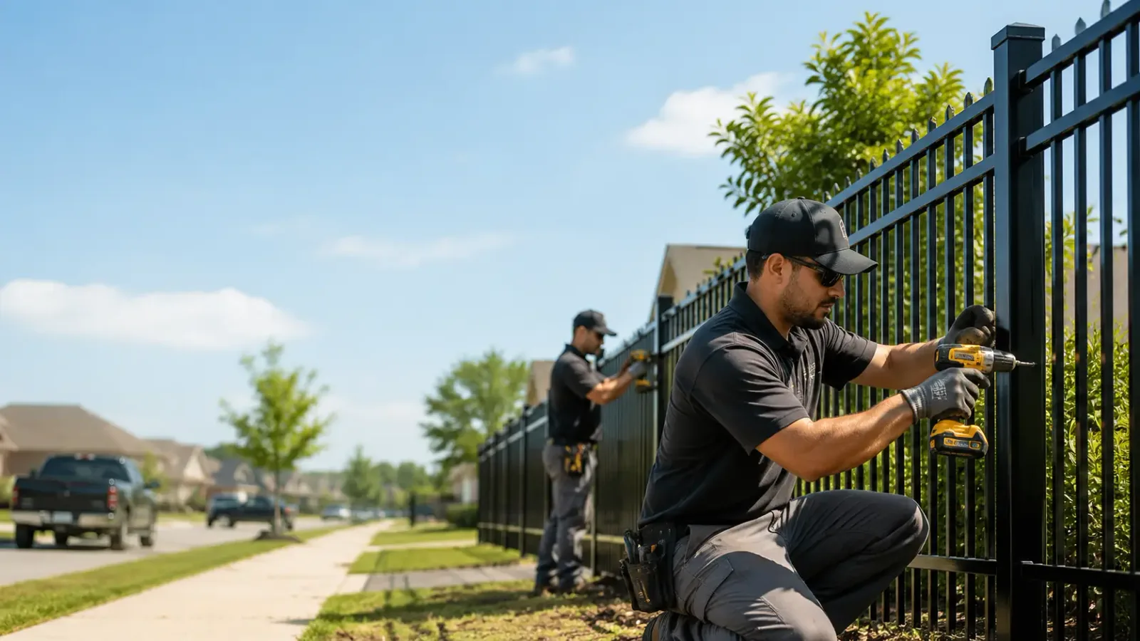 Metal Fence Installation in Wrightsboro, TX